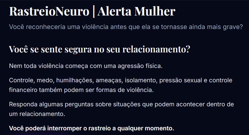 RastreioNeuro: entenda sua mente, organize seus sinais e treine seu cérebro