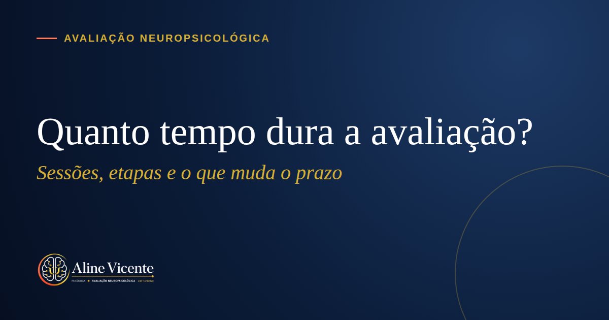 Quanto tempo dura uma avaliação neuropsicológica de adultos?